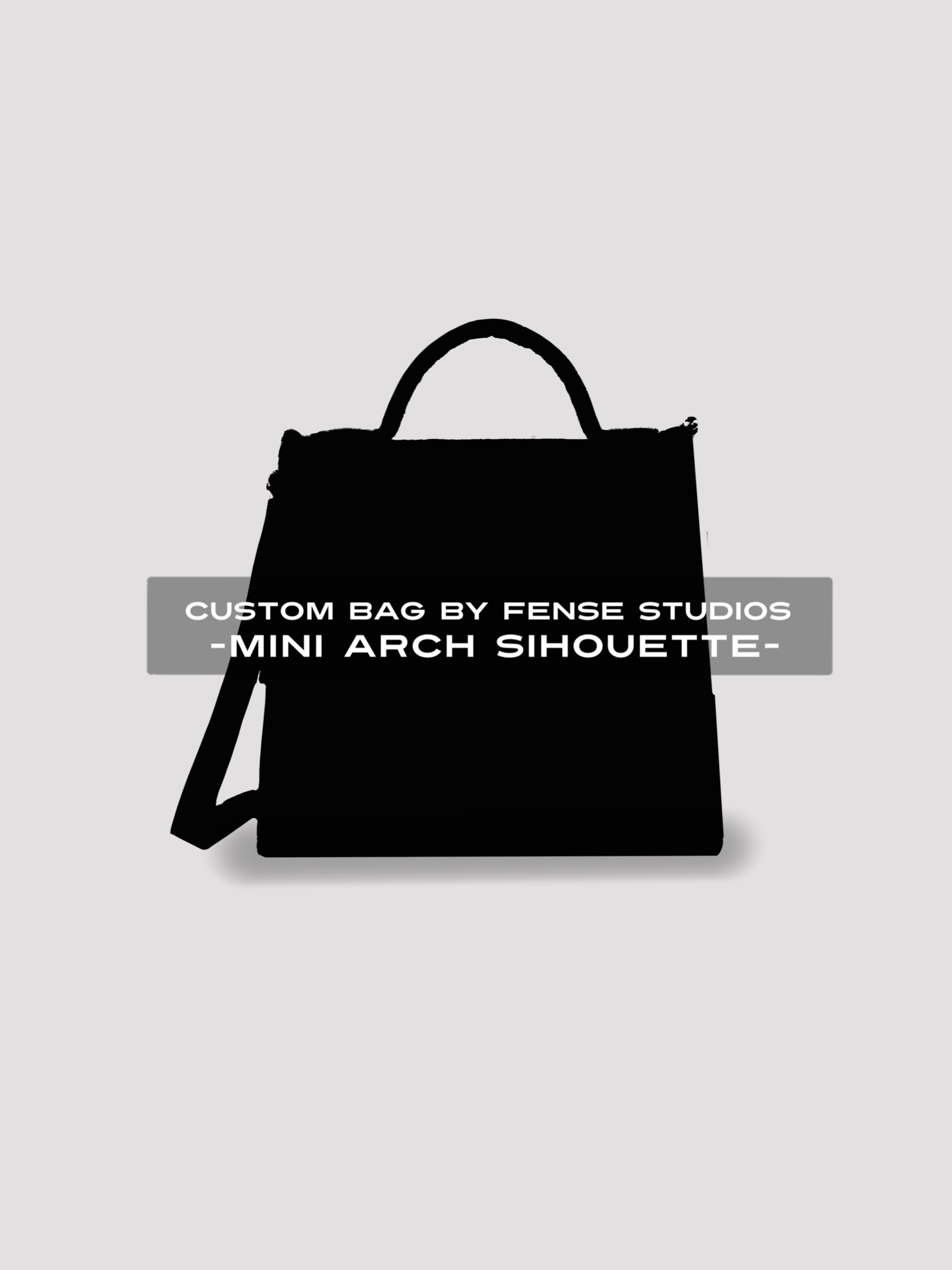 SEND YOUR SHOES FOR CUSTOM MADE SHOEBAG (MINI ARCH SIHOUETTE)